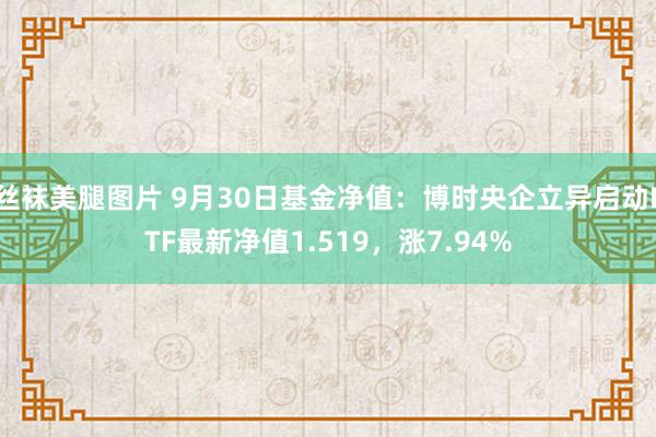 丝袜美腿图片 9月30日基金净值：博时央企立异启动ETF最新净值1.519，涨7.94%