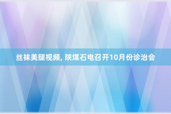 丝袜美腿视频， 陕煤石电召开10月份诊治会