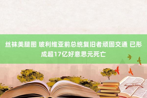 丝袜美腿图 玻利维亚前总统复旧者顽固交通 已形成超17亿好意思元死亡