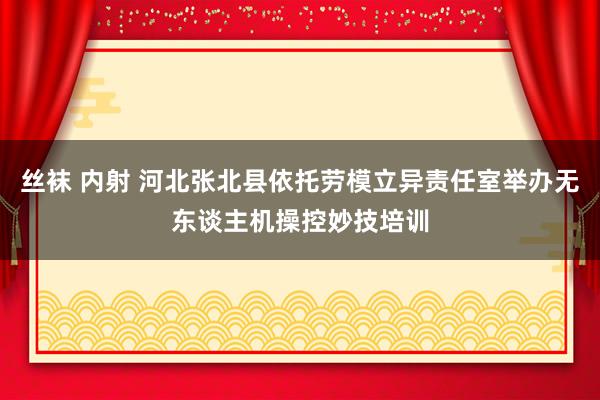 丝袜 内射 河北张北县依托劳模立异责任室举办无东谈主机操控妙技培训