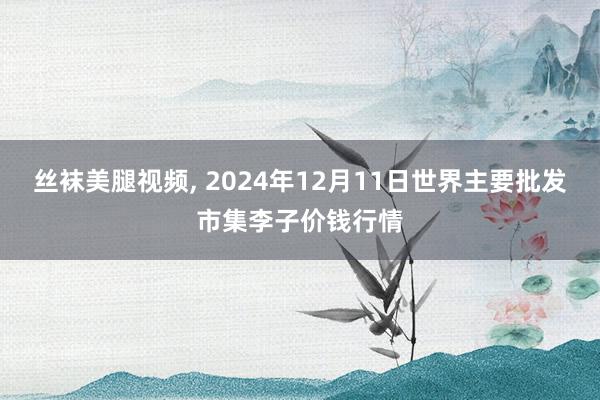 丝袜美腿视频， 2024年12月11日世界主要批发市集李子价钱行情