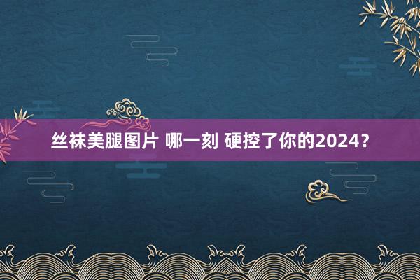 丝袜美腿图片 哪一刻 硬控了你的2024？