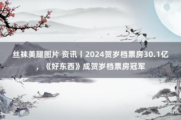 丝袜美腿图片 资讯丨2024贺岁档票房30.1亿，《好东西》成贺岁档票房冠军