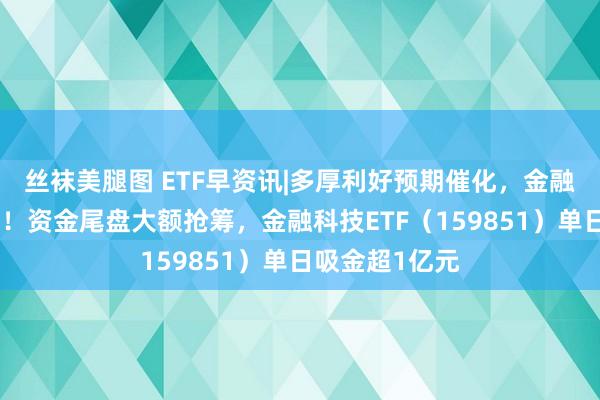 丝袜美腿图 ETF早资讯|多厚利好预期催化，金融科技全线爆发！资金尾盘大额抢筹，金融科技ETF（159851）单日吸金超1亿元